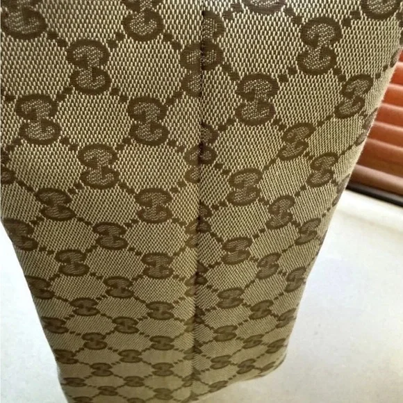 Gucci Beige and Red Tote with Embroidered Dog - Picture 4 of 7